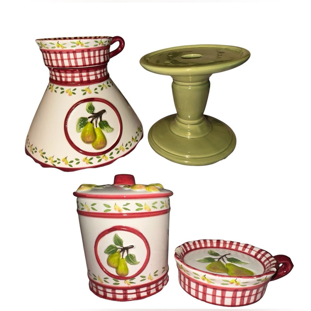 Vintage Valerie parr hill yankee candle shade set
